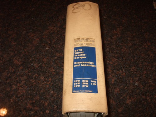Cat caterpillar 637d - cat,