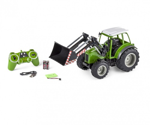 Tracteur vert avec godet - , avant